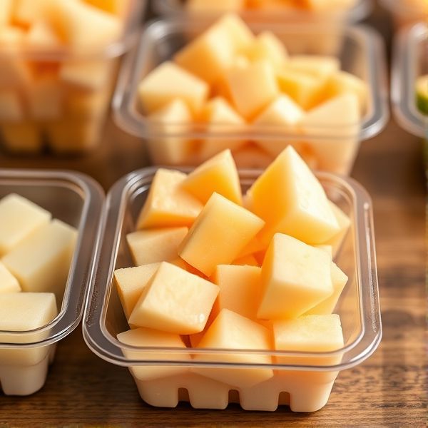 Pre-Cubed Melon (Case of 12 Containers) - Image 2
