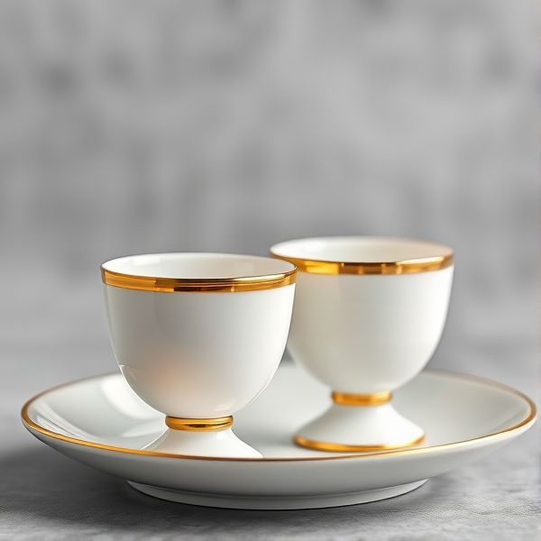 Porcelain Egg Cups (Set of 12) - Image 2