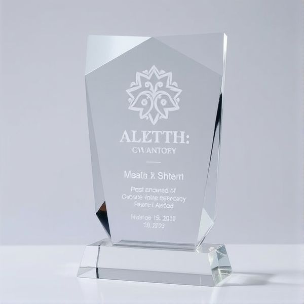 Laser-Etched Crystal Award