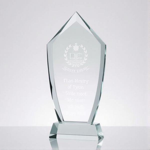 Laser-Etched Crystal Award - Image 3
